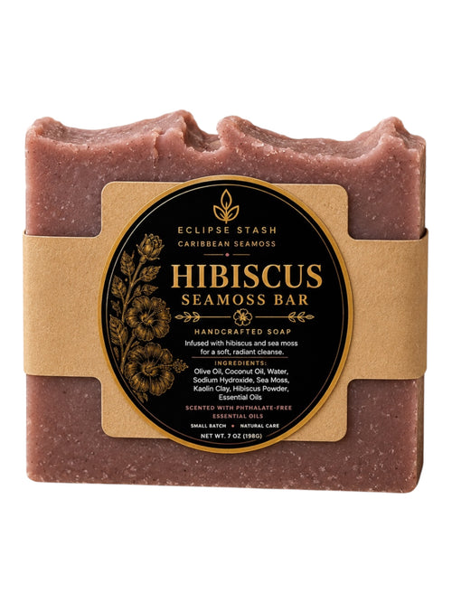 Hibiscus Sea Moss Soap