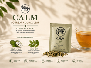 Calm Blend, soursop and guava leaf