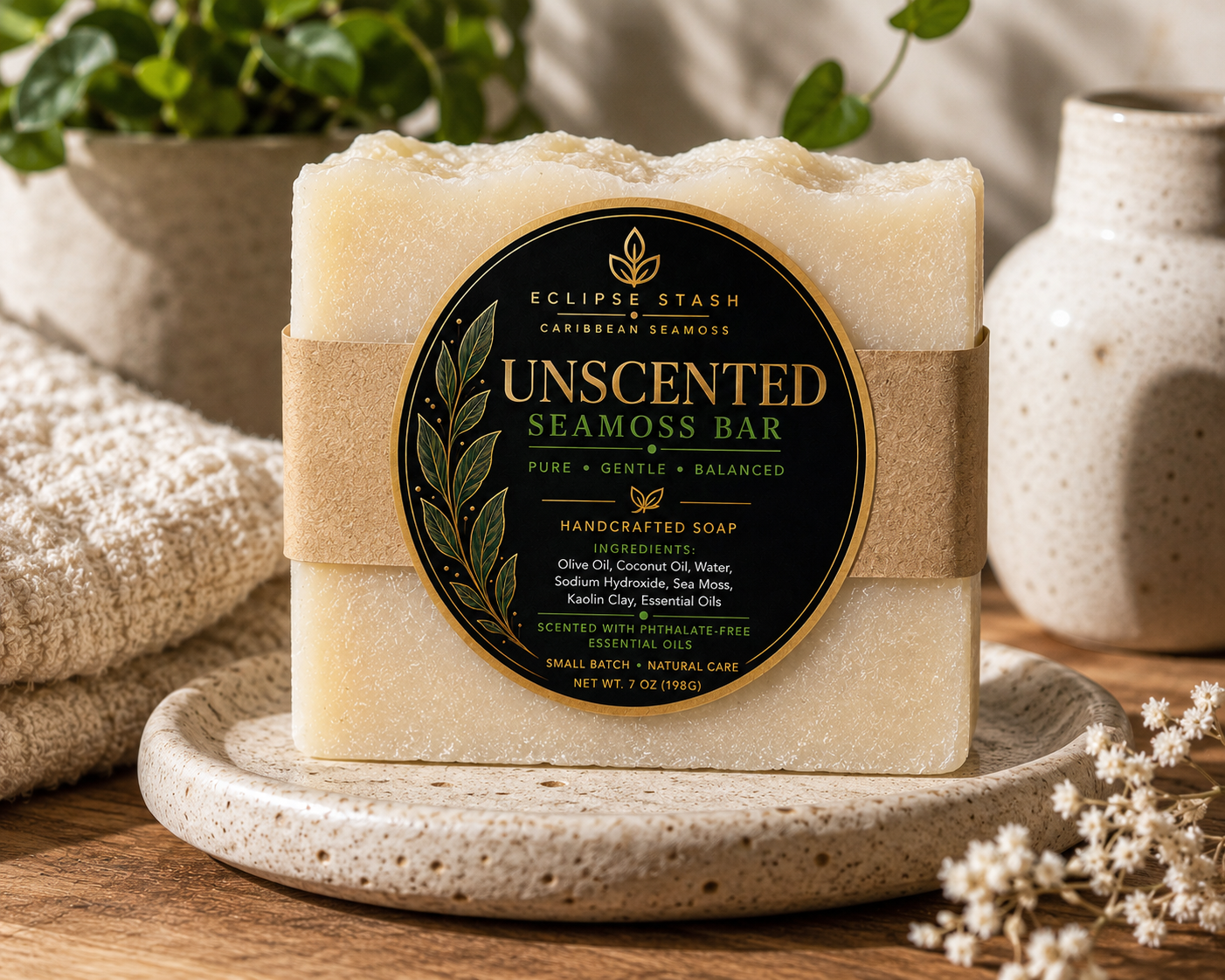 Unscented Seamoss Soap