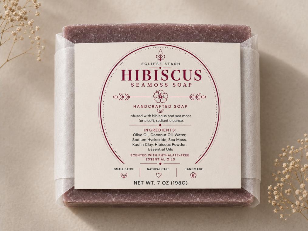Hibiscus Seamoss Soap