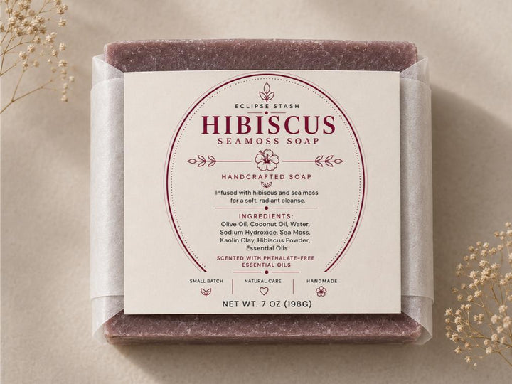 Hibiscus Seamoss Soap